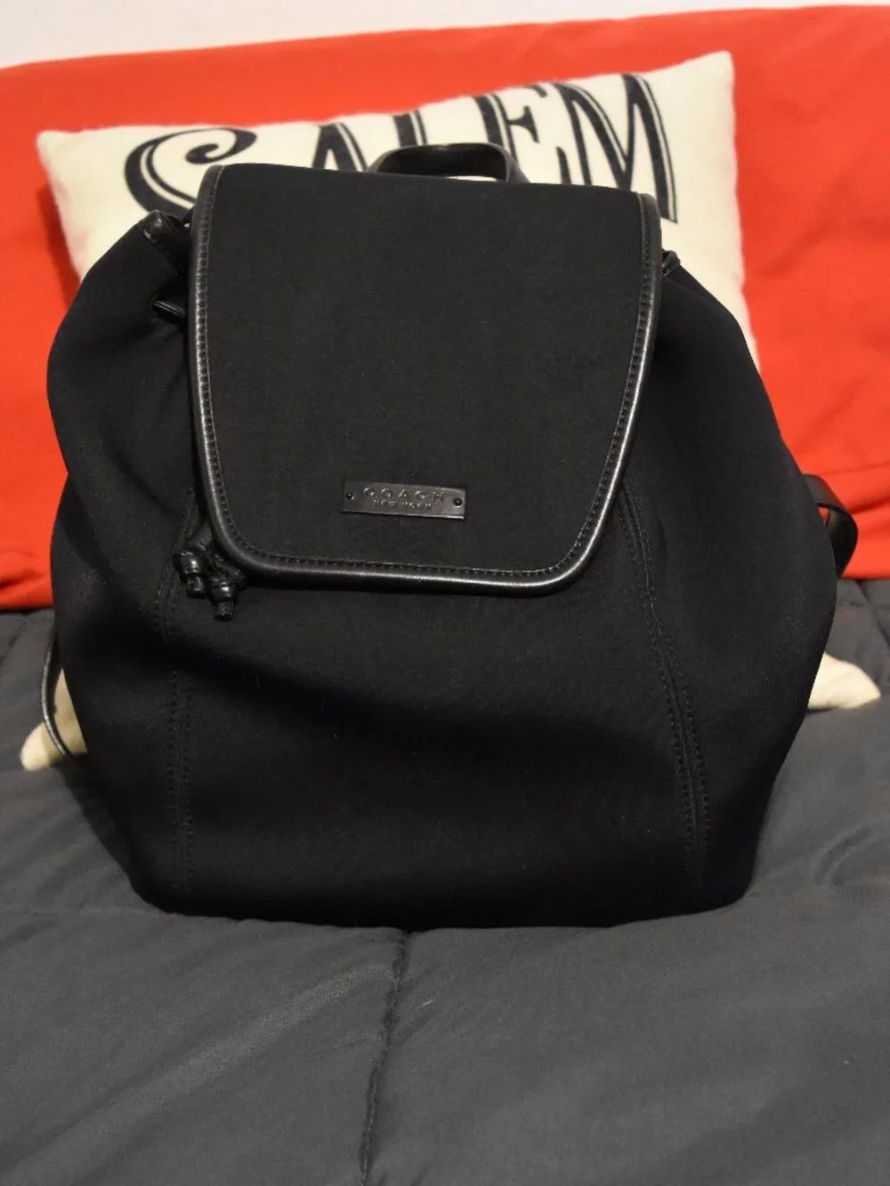 Authentic Coach Vintage 90s RARE Bucket Neo Leather‎ Backpack
